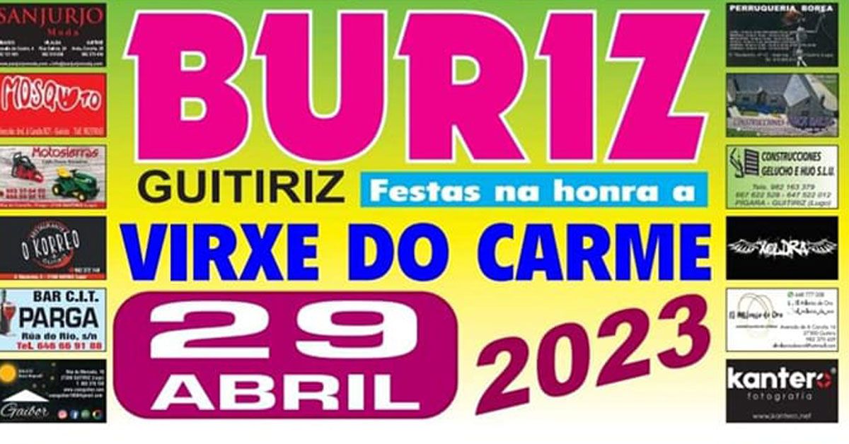 festas buriz guitiriz portada