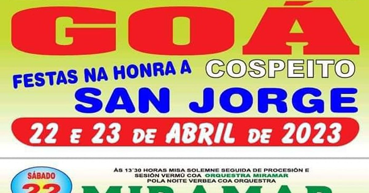 festas goa cospeito portada