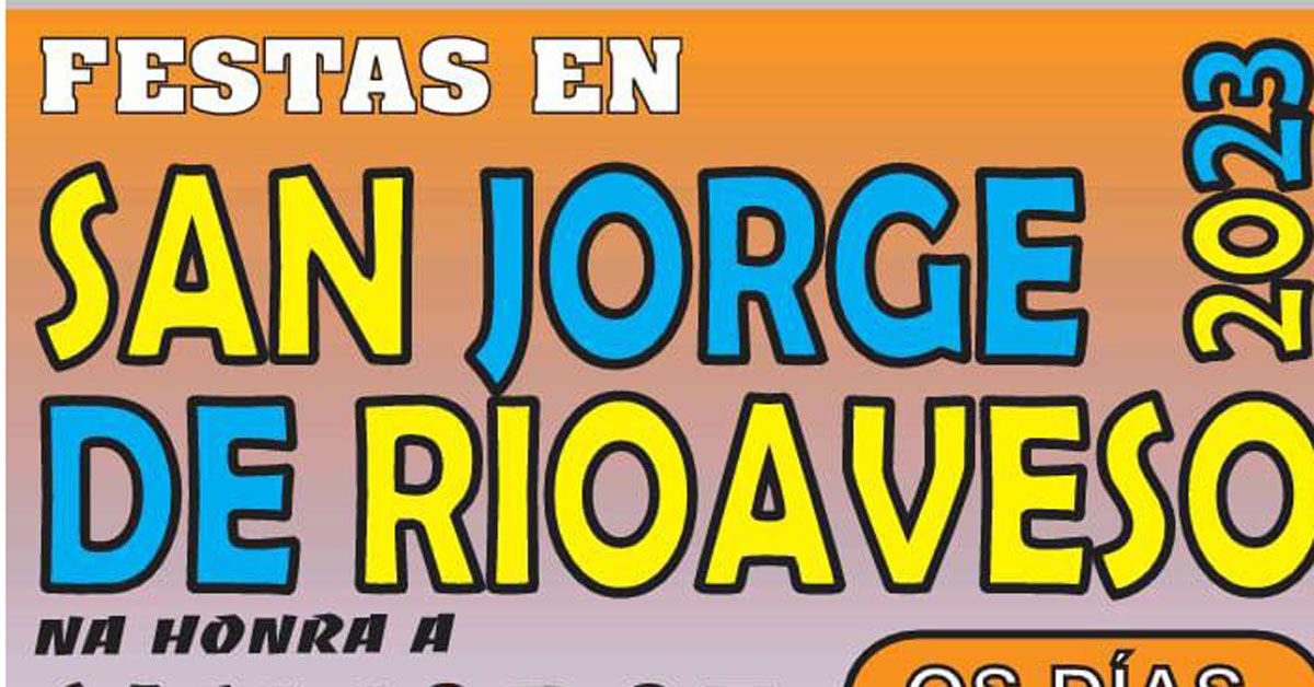 festas san jorge rioaveso portada