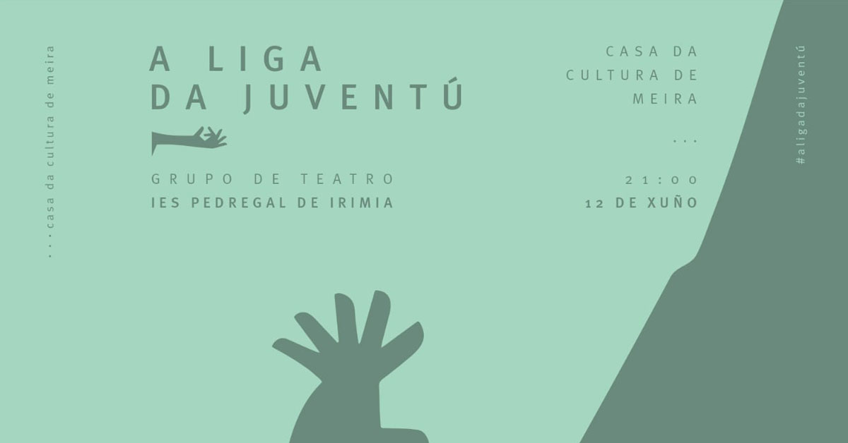 a liga da juventu teatro meira portada