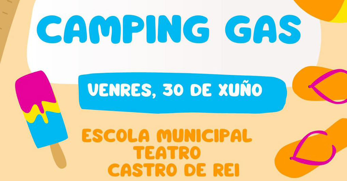 camping gas castro de rei representacion portada