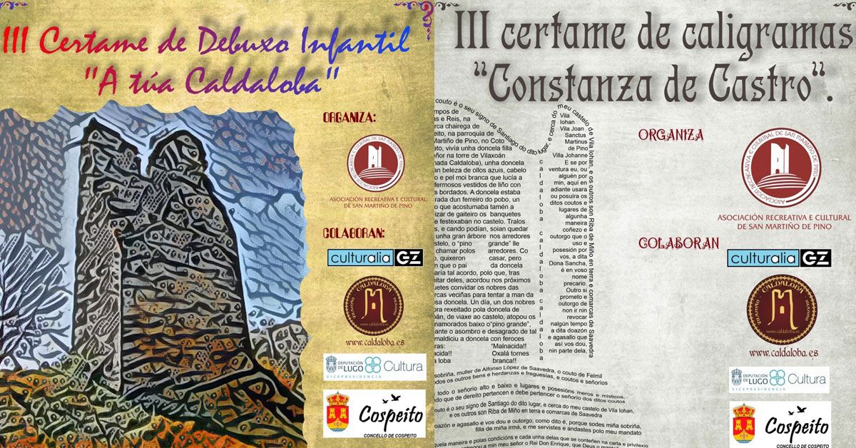 concurso caligramas e debuxo pino