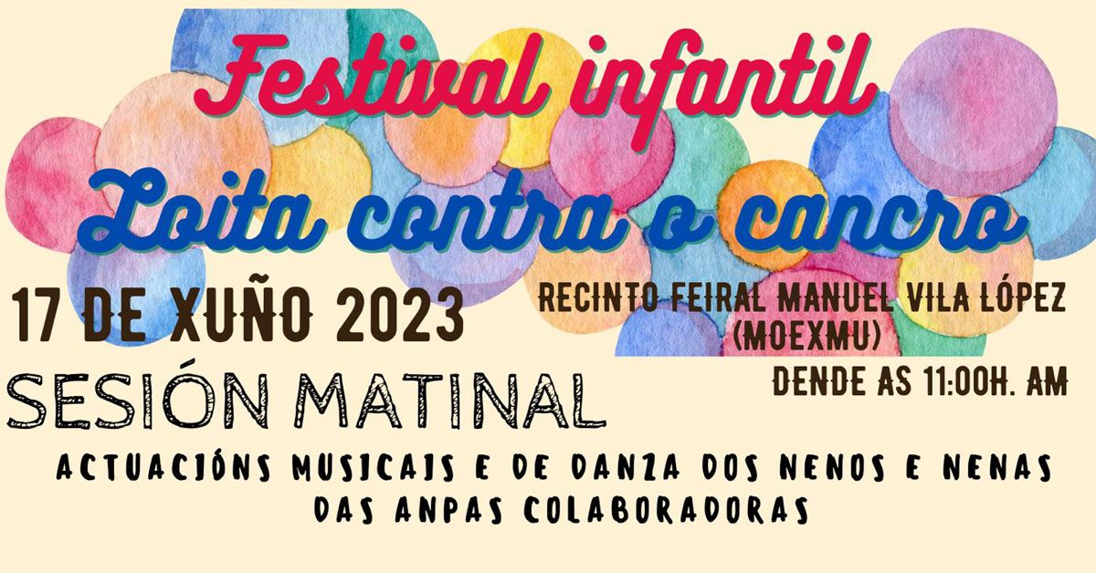 festival infantil cancro muimenta portada