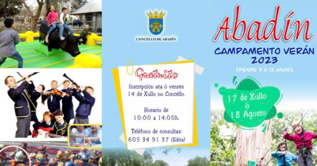 campamento veran abadin portada