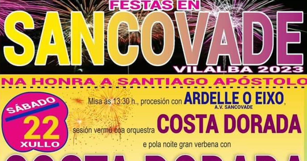 festas sancovade vilalba portada