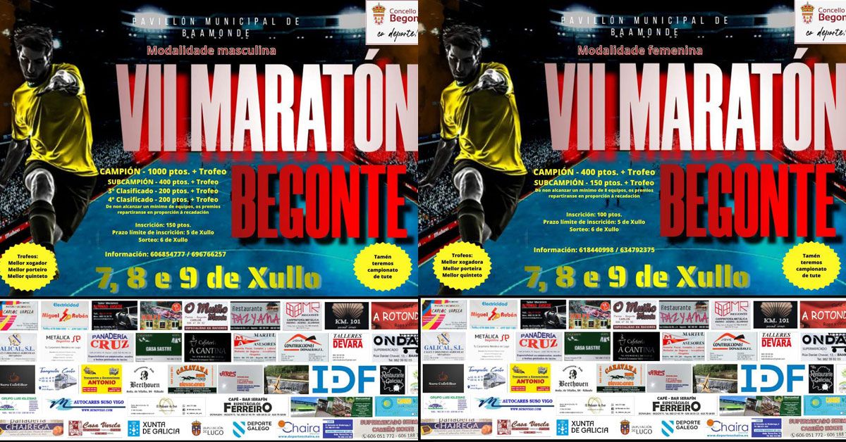 maraton begonte feminino e masculino