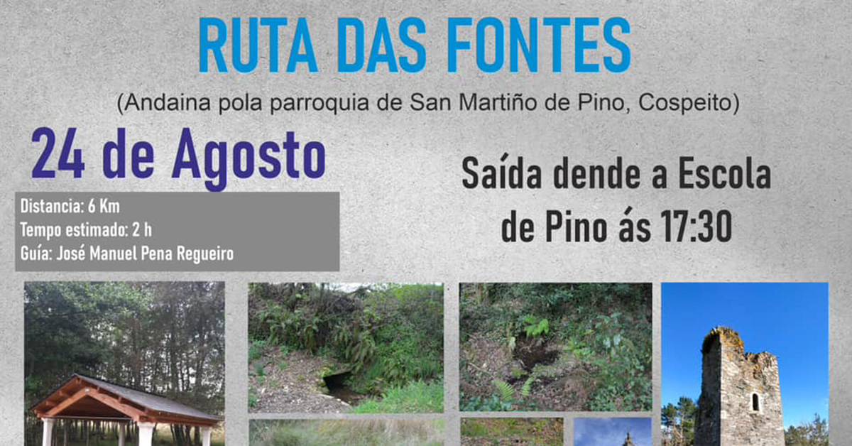 Ruta asociacion san martiño pino portada