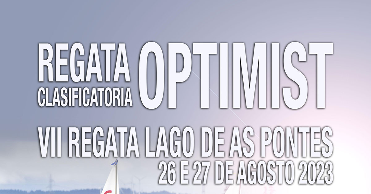 regata optimist as pontes portada