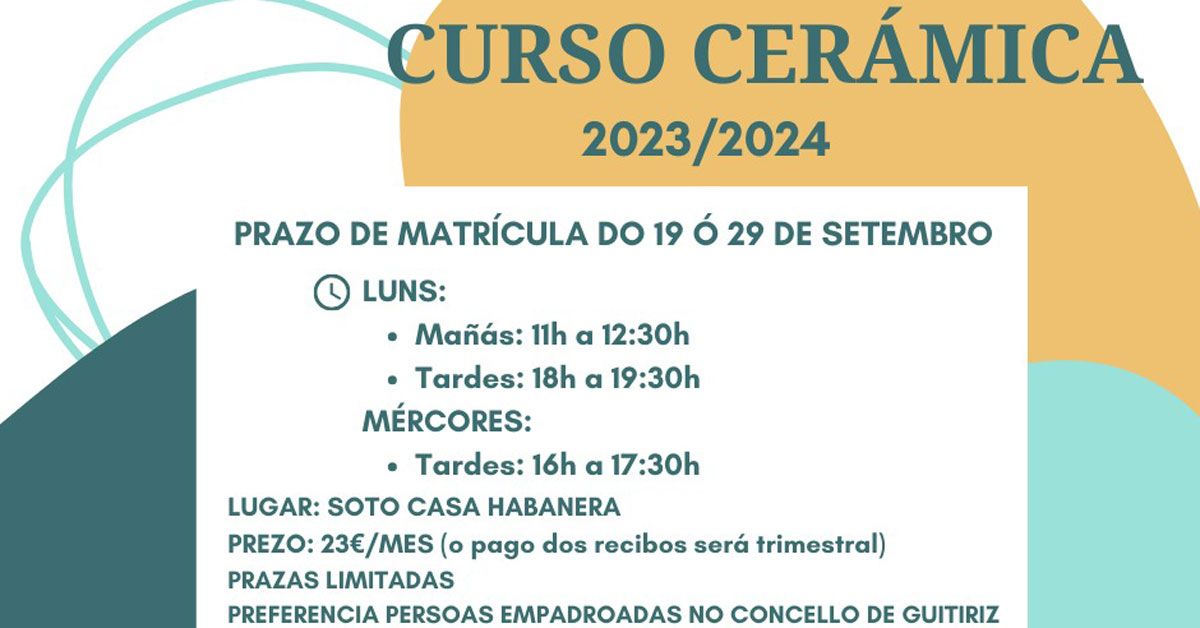 curso ceramica guitiriz portada