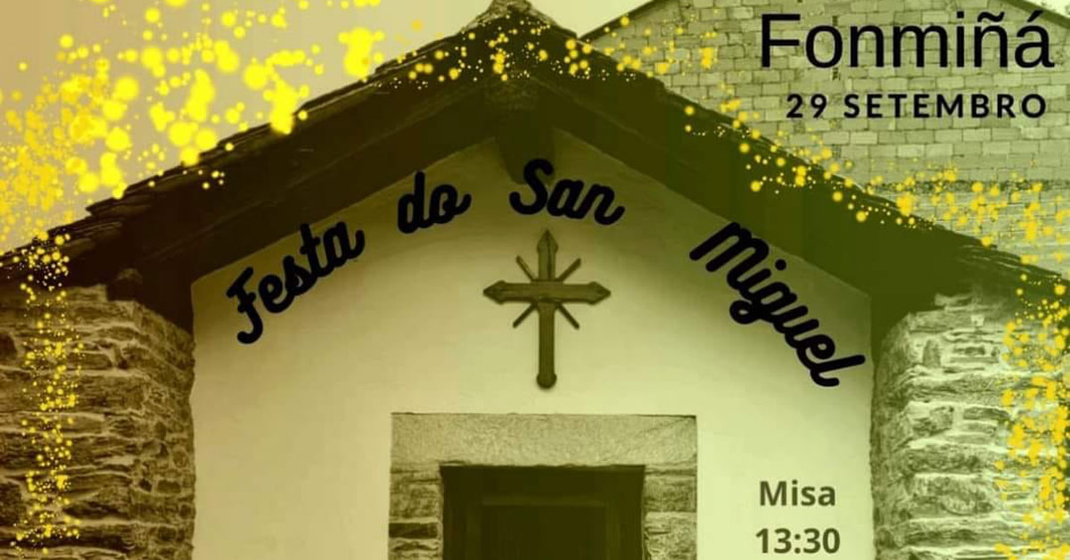 festa do san miguel fonmina portada