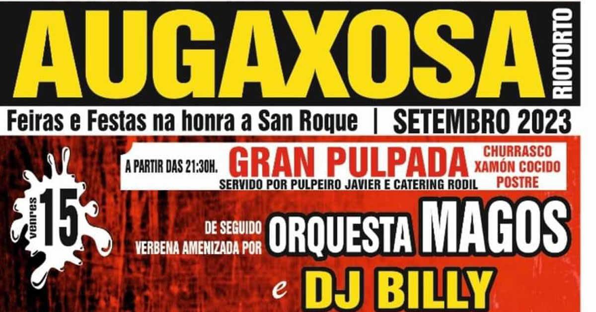 festas augaxosa portada