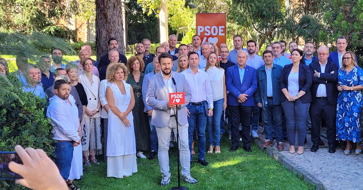 Presentacion manifesto psoe pedro sanchez