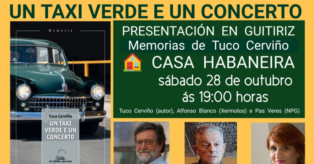 presentacion libro tuco cervino un taxi verde e un concerto portada