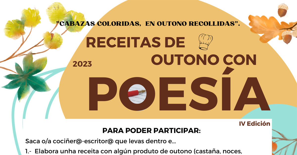 receitas outono poesia portada