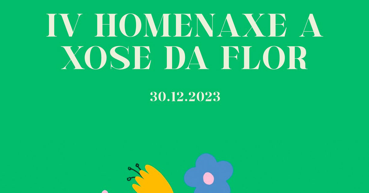 homenaxe xose da flor en meira portada