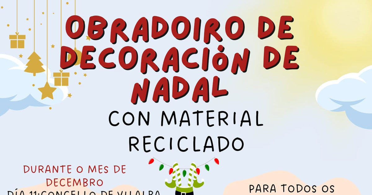 obradoiro de decoracion nadal vilalba portada