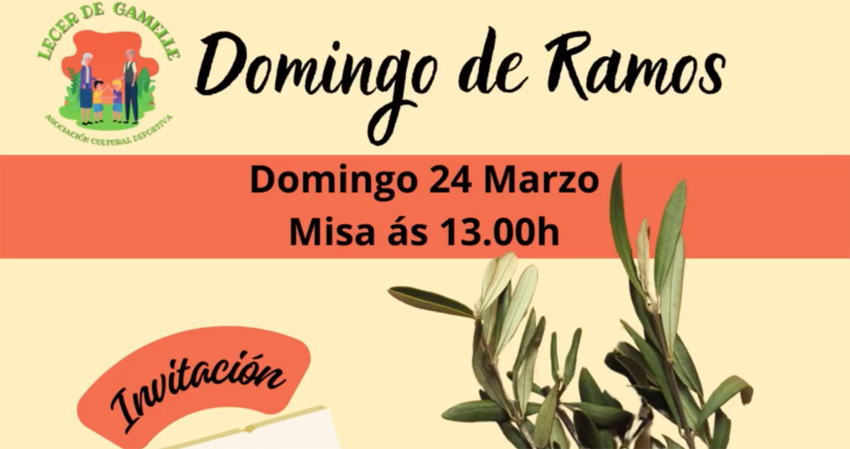 domingo de ramos lecer de gamelle pofrtada