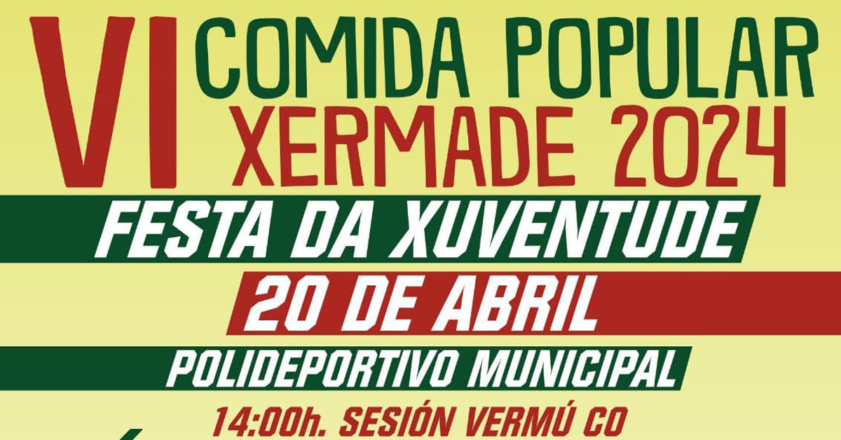 comida popular festa xuventude xermade portada