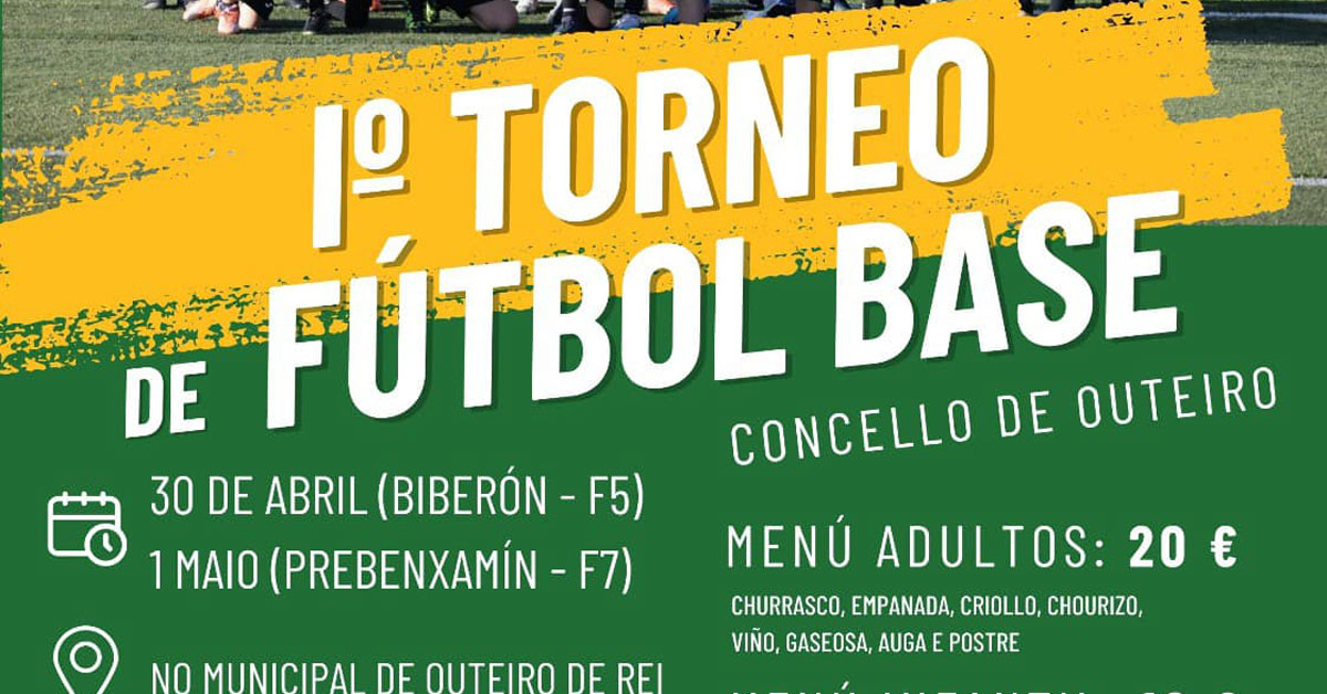 outeiro de rei torneo futbol base portada