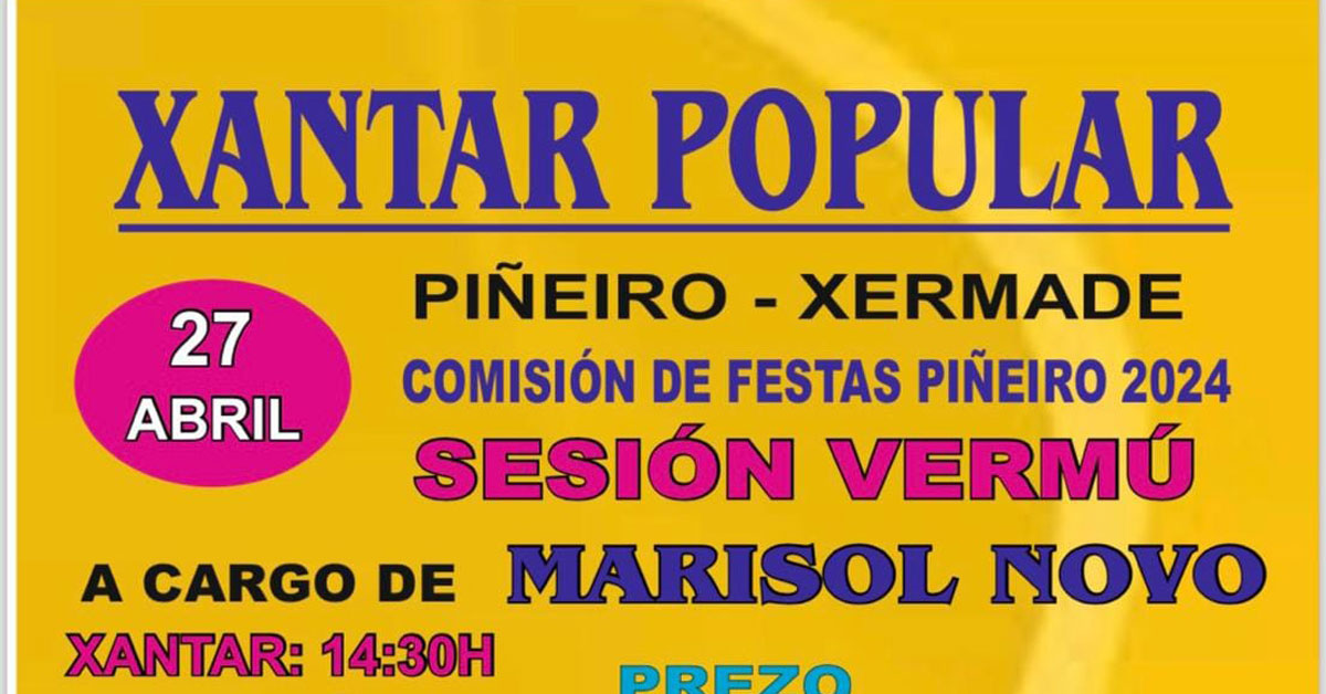 xantar popular pineiro xermade portada