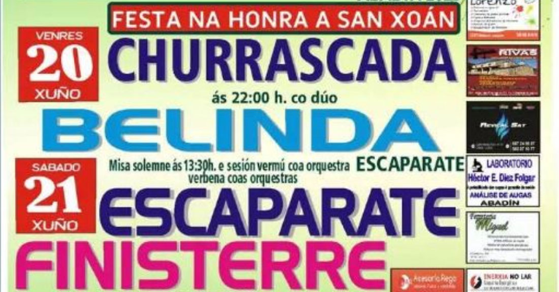 programa festas vilarente