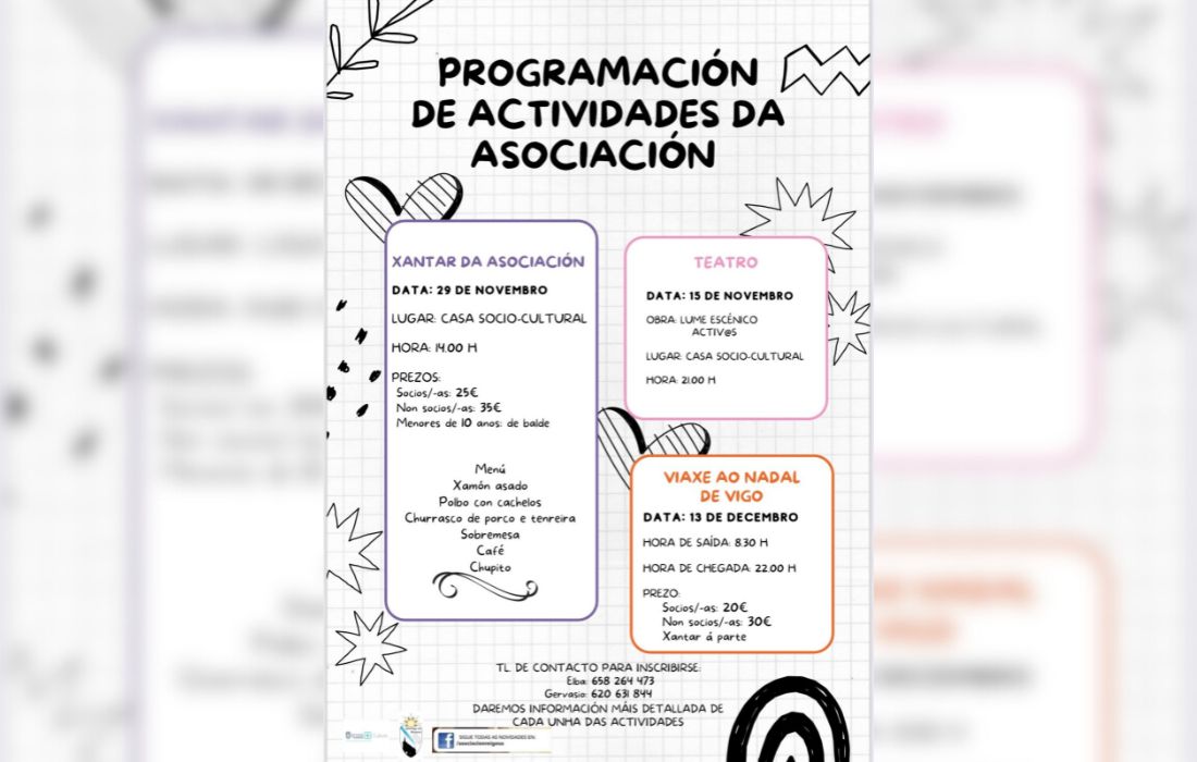 A PASTORIZA actividades nov y dic