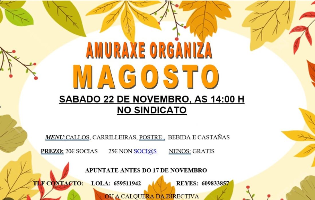 XERMADE magosto amuraxe