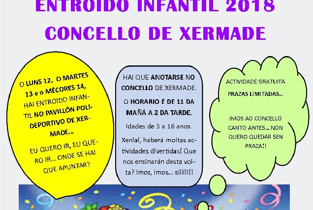 Cartel Entroido Infantil 2018