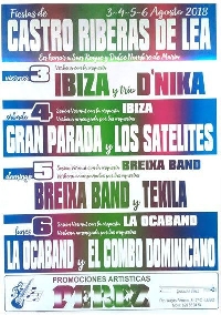 cartel fiestas castro