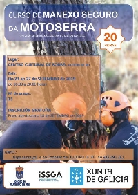 CARTEL MANEXO MOTOSERRA 9 2019