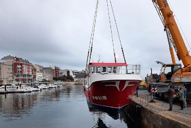 botadura barco Foz