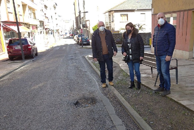 psoe visita diego pazos en Sarria