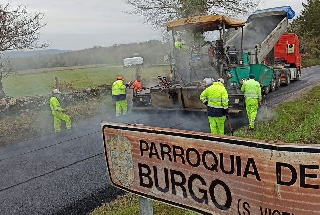 burgo estrada lugo palas de rei obras