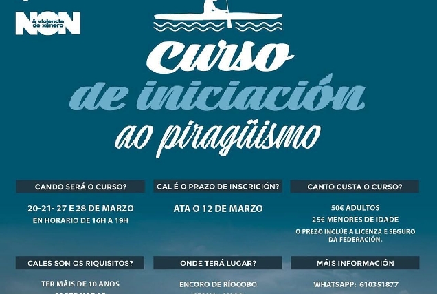 curso piraguismo cervo