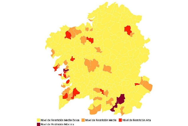 mapa galicia covid