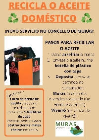 reciclaxe aceite domestico muras