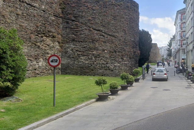 trafico lugo ronda muralla