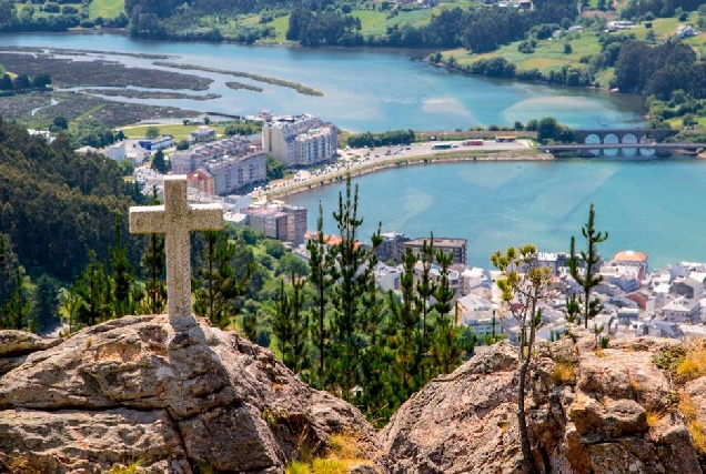 vista miradoiro san roque viveiro marina