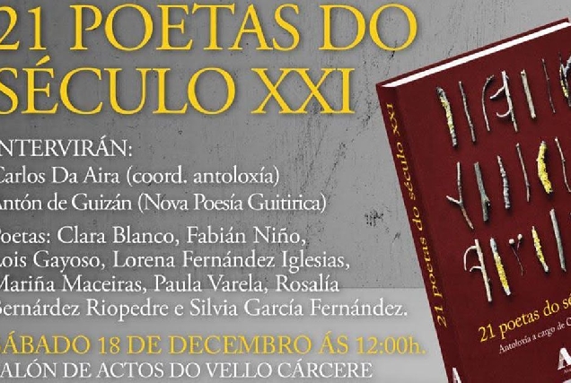 PRESENTACION 21 POETAS DO SECULO XXI PORTADA