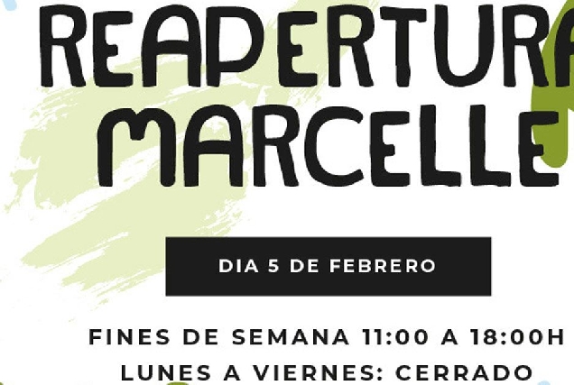 reapertura marcelle horario inverno portada