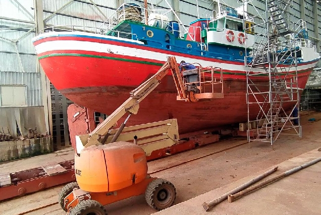 Barco Museo Reina del Carmen   reparacions1