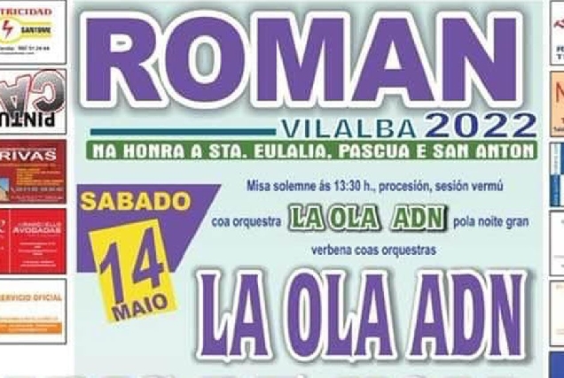 festas patronais en roman vilalba portada