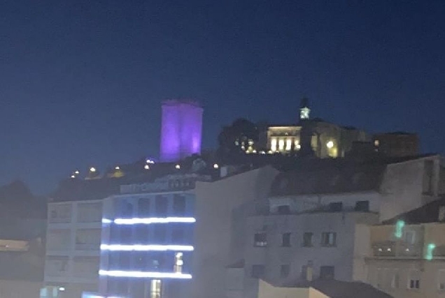 Torre da homenaxe morado