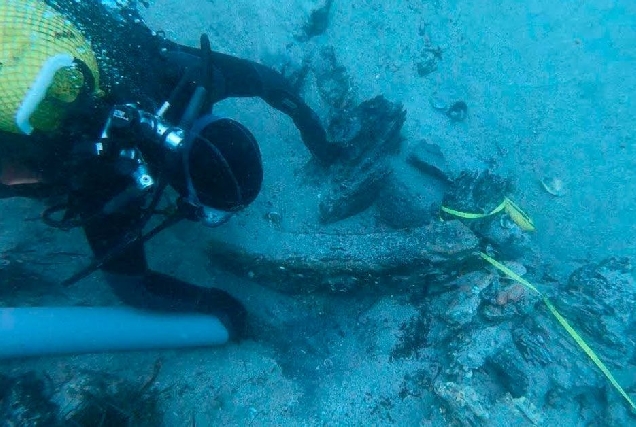 nova campana arqueoloxica pecio Galeón San Giacomo di Galizia Ribadeo 1