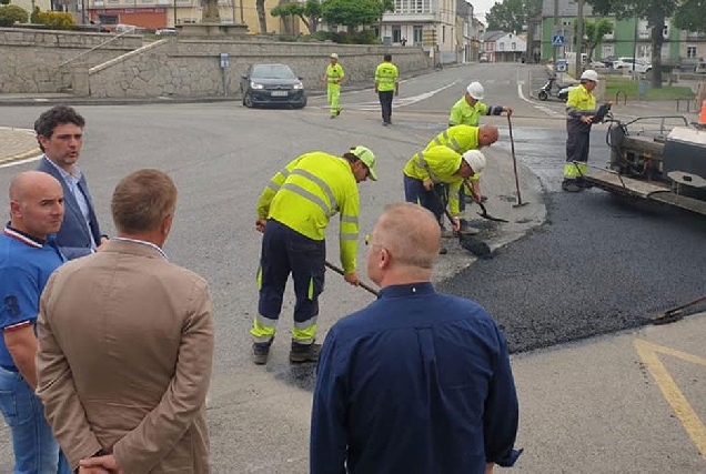 obras estrada friol