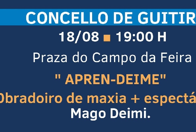 mago deimi cartaz guitiriz oprtada