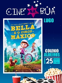 Cine na rua Lugo