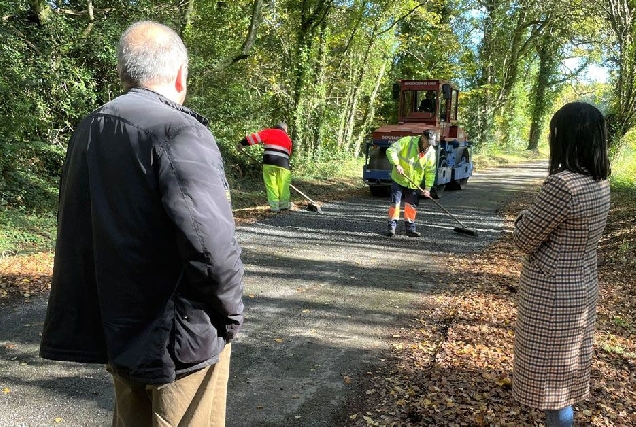 labores rebacheo caminos goiriz