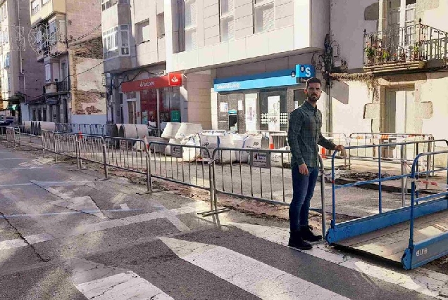 obras rua da pravia cadeiras de rodas