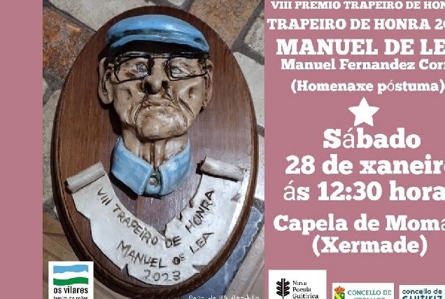 entrega premio trapeiro de honra manuel de lea